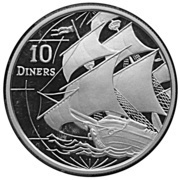 10 Diners - Joan Martí i Alanis La Santa María ship, Andorra, 1996 reverse image