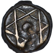 2 Falus - Moulay Sulayman ND type; without mint name; Seal of Solomon obverse image