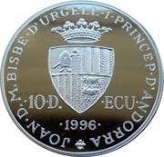 10 Diners - Joan Martí i Alanis Charlemagne obverse image