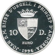 10 Diners - Joan Martí i Alanis Silver Jubilee obverse image