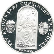 10 Diners - Joan Martí i Alanis Silver Jubilee, Andorra, 1996 reverse image