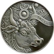 1 Rouble Taurus, Belarus, 2014 reverse image