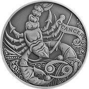 1 Rouble Cancer, Belarus, 2015 reverse image
