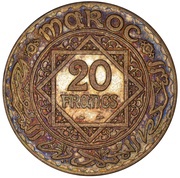 20 Francs - Mohammed V reverse image