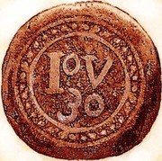 30 Réis - João V Goa mint reverse image
