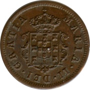1 Real - Maria II Colonial Coinage obverse image