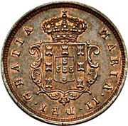2 Réis - Maria II Colonial Coinage obverse image