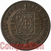 20 Réis - João VI Rio de Janeiro mint reverse image