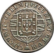 40 Réis - João VI Rio de Janeiro mint reverse image
