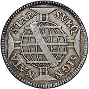 400 Réis - José I Colonial Coinage, Mozambique, 1755 reverse image