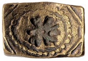 1¼ Meticais - Maria II Countermarked with a Rosette obverse image