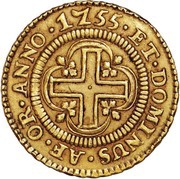 4000 Réis - José I Lisbon mint reverse image
