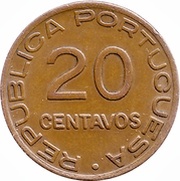 20 Centavos reverse image