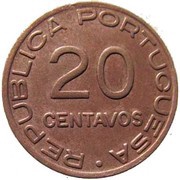 20 Centavos reverse image