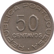 50 Centavos reverse image