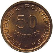 50 Centavos reverse image