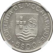 5 Escudos Prova obverse image