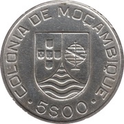 5 Escudos obverse image