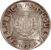 10 Escudos, Mozambique, 1938 reverse image