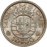 10 Escudos Pattern obverse image