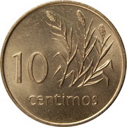 10 Centimos reverse image