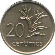 20 Centimos reverse image