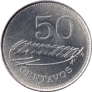 50 Centavos reverse image