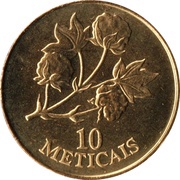10 Meticais reverse image