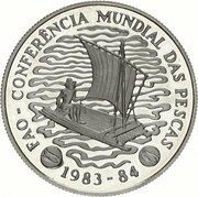 50 Meticais FAO; Silver Proof issue, Mozambique, 1983 reverse image