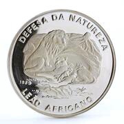 500 Meticais Lion reverse image