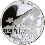 500 Meticais Giraffe reverse image