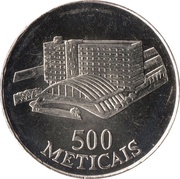 500 Meticais, Mozambique, 1994 reverse image