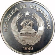 1000 Meticais XXVII Olympiad obverse image