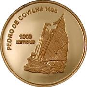 1000 Meticais Pedro de Covilhã, Mozambique, 2003 reverse image