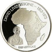 1000 Meticais David Livingstone, Mozambique, 2004 reverse image