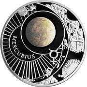 10 Roubles Mercury, Belarus, 2012 reverse image
