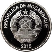 5 Meticais Panthera Leo obverse image
