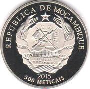 500 Meticais Independence obverse image