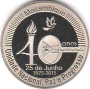 500 Meticais Independence reverse image