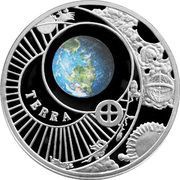 10 Roubles The Earth, Belarus, 2012 reverse image
