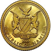 5 Dollars 10 Years of Independence obverse image