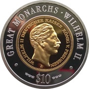 10 Dollars Wilhelm II reverse image