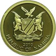 10 Dollars The Bank of Namibia obverse image