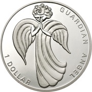 1 Dollar - Elizabeth II Guardian Angel reverse image