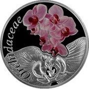 10 Roubles The Orchid, Belarus, 2013 reverse image