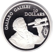 10 Dollars Galileo Galilei reverse image
