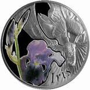 10 Roubles The Iris, Belarus, 2013 reverse image