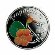 10 Roubles The Nasturtium, Belarus, 2013 reverse image