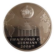 10 Dollars FIFA World Cup 2006 in Germany obverse image