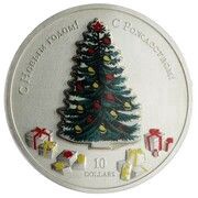10 Dollars Cristmas Tree, Nauru, 2007 reverse image